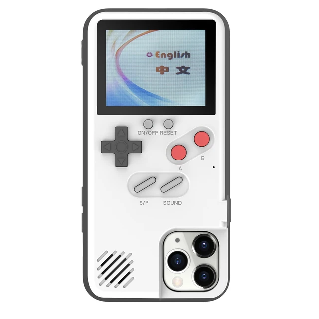 Capinha para celular retrô gameboy, iPhone 13, 14, 12, 11, 15, 15 Pro, 15 Pro Max, XS, XR, X, 8, 7 Plus, SE