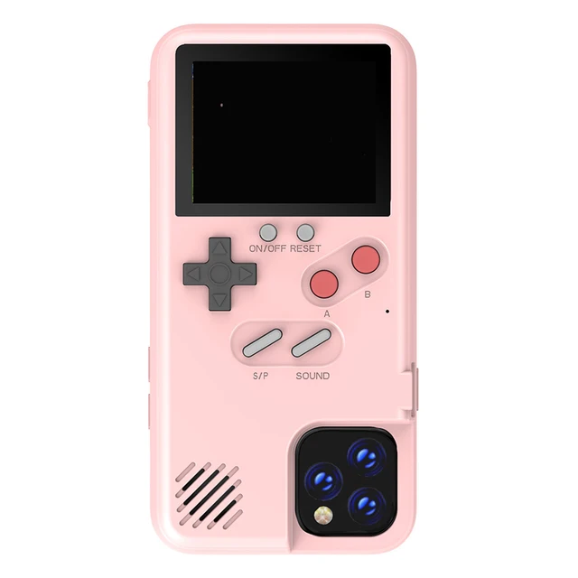 Capinha para celular retrô gameboy, iPhone 13, 14, 12, 11, 15, 15 Pro, 15 Pro Max, XS, XR, X, 8, 7 Plus, SE